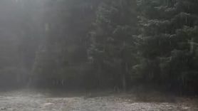 Bolu’nun yüksek kesimlerinde sabah kar yağışı