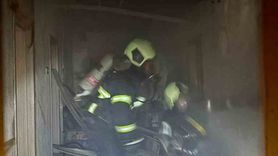 Bucak'ta Ev Yangını: Alevler Tüm Evi Sardı