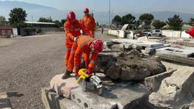 Bursa'da JAK Timleri Arama Kurtarma Eğitimlerine Devam Ediyor