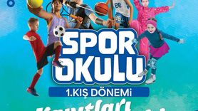 Büyükşehir Spor Okullarında 1. Kış Dönemi Kayıtları Başladı