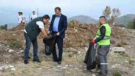 Çamyuva Sahili'nde Daha Temiz Bir Kemer temizlik etkinliği