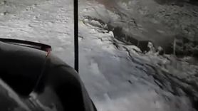 Çankırı Ilgaz'da kar yağışı yüksek kesimleri beyaza bürüdü