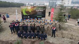 Çorum'da 11 Kasım'da Binlerce Fidan Toprakla Buluştu