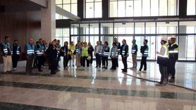 Denizli'de 500 yataklı Acil Durum Hastanesine taşınma planları yerinde incelendi