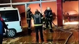 Denizli'de Kundaklama Olayı: Oto Galeri Ateşe Verildi