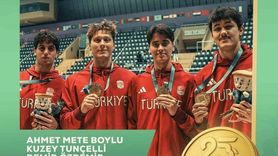 Denizlili yüzücü Ahmet Mete Boylu, Riyad'ta tarihi başarı