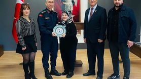 Dernek Yöneticileri Jandarma Komutanı Vedat Kültür’ü Ziyaret Etti