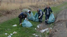 Diyarbakır girişlerinde 'Amed’i Seviyorum, Kirletmiyorum' ile temizlik çalışması