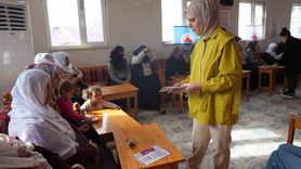 Diyarbakır Uzunlar Mahallesi’nde 25 Kasım için kadına yönelik şiddet farkındalığı