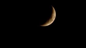 Elazığ'da hilal ayın görsel şöleni