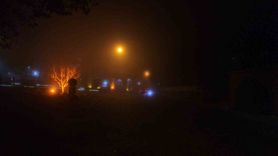 Elazığ'da yoğun sis: 4 bin yıllık Harput Mahallesi'nde görüş 5 metreye düştü