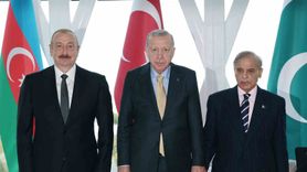 Erdoğan, Aliyev ve Şerif 8 Kasım Zafer Günü'nde Bakü'de Görüştü