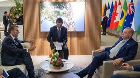 Erdoğan ve Macron, Güney Afrika'daki G20 Zirvesinde Görüşme