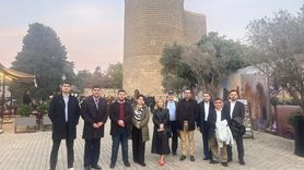 Ermenistan Sivil Toplum Heyeti 'Barış Köprüsü' İnisiyatifiyle Azerbaycan’ı Ziyaret Etti