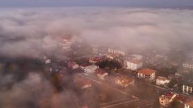 Erzincan sabah sis altında: Görüş 20 metreye düştü