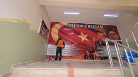 Esenyurt'ta okullar ara tatilde yenilendi: 5 okulda boya ve tadilat tamamlandı