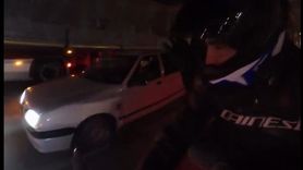 Eskişehir'de Motosiklete Yandan Çarpan Araç Olayı