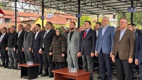 Gökler beldesinde doğalgaz altyapı çalışmaları törenle başladı