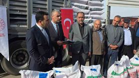 Gölbaşı'nda 50 ton Göksu nohut tohumu çiftçilere dağıtıldı