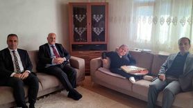 Gümüşdamla'da evde eğitim gören öğrenciye moral ziyareti