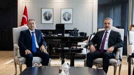 Hakan Fidan, Halef Halefov'u Ankara'da kabul etti