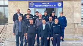 Havran Kaymakamı Modern Emniyet Müdürlüğü Binasını Ziyaret Etti