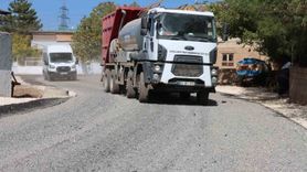 Hilvan'da 5 kilometrelik yol sathi asfaltla yenilendi