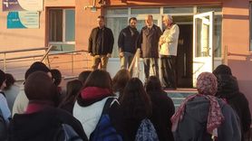 Hisarcık İlçe Milli Eğitim Müdürü Hasan Kilitci, Okul Bayrak Törenlerini Ziyaret Etti