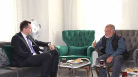 Hisarcık Kaymakamı Atam'dan gaziye ziyaret: Devlet desteği vurgulandı