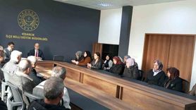 Hisarcık'ta okul hijyeni toplantısı: Hasan Kilitci temizlik personeliyle buluştu