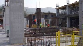 İskenderun'da 600 yataklı devlet hastanesi inşaatı devam ediyor