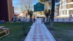 İsmetpaşa Camii çevresinde kaldırım ve peyzaj çalışmaları başladı