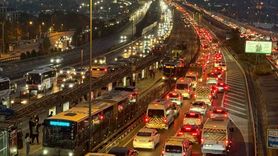 İstanbul’da ara tatil öncesi trafik yoğunluğu yüzde 85’e çıktı