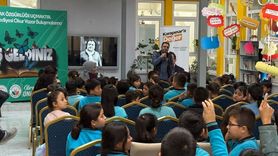 Karapınar’da "Okur-Yazar Buluşmaları" 75. Yıl İlk/Ortaokulunda sürdü