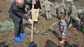 Keşan'da yangın sahasına 2 bin çam fidanı dikildi