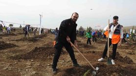 Kilis'te 11 Kasım Milli Ağaçlandırma Günü: Binlerce fidan toprakla buluştu
