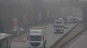 Kocaeli’de Yoğun Sis Trafikte Aksamaya Neden Oldu