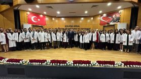 Kütahya'da diş hekimi adayları beyaz önlüklerini giydi