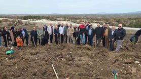 Kütahya’da Yusuf Sezai Sevil anısına 400 fidanla hatıra ormanı kuruldu