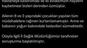 Midye tüketimi sonrası Böcek ailesinin iki çocuğu yaşamını yitirdi