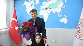 Milas'ta anaokulu öğrencilerinden anlamlı Öğretmenler Günü ziyareti