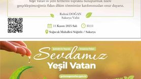 Milli Ağaçlandırma Günü: Sakarya'da 4 bin 500 fidan dikilecek