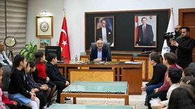 Minik Yüreklerden Başkan Sami Er’e Anlamlı Ziyaret