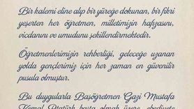 MİT Başkanı İbrahim Kalın’dan 24 Kasım Öğretmenler Günü Mesajı