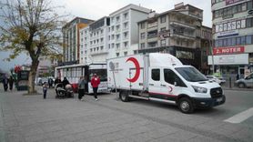 Muş’ta Kızılay’ın mobil kan bağışına ilgi yetersiz kaldı