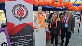 Nazilli’de el emeği sergisiyle 'Kadına Şiddete Hayır' mesajı