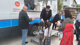 Osmaniye'de Öğrencilere Sıcak Çorba İkramı