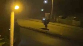 Safranbolu'da motosikletlilerin tek teker tehlikesi