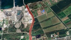 Samsun Yeni OSB’de kanal drenajı tamamlandı, taş nakliyesi devam ediyor