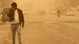 Şanlıurfa'da Suriye kaynaklı toz bulutu gökyüzünü kapladı